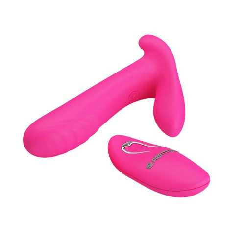 Розовый мультифункциональный вибратор Remote Control Massager фото 4