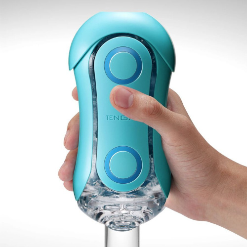 Голубой мастурбатор Tenga Flip ORB Ocean фото 2