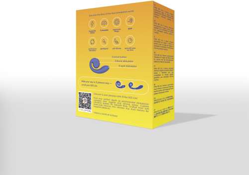 Синий инновационный вибратор SVibe Gizi Lite фото 6