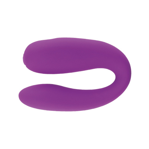 Фиолетовый U-образный вибратор для пар фото 2 Фиолетовый U-образный вибратор для пар фото 2
