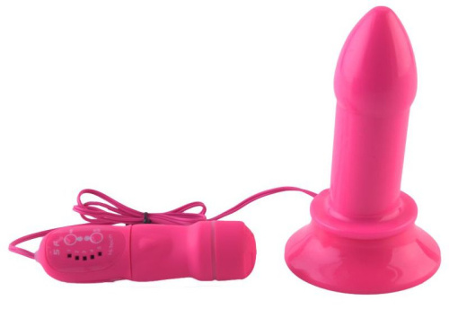 Розовая вибровтулка средних размеров POPO Pleasure - 13 см. фото 2