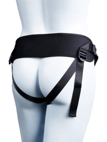 Мужской полый страпон на регулируемых ремнях - 18,5 см. фото 5