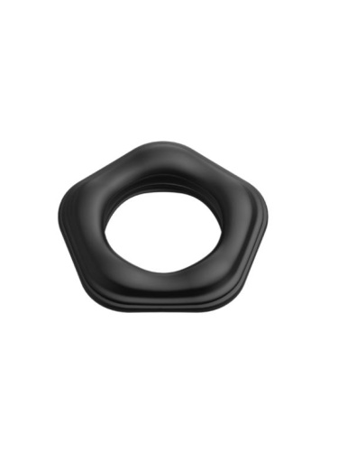 Черное эрекционное кольцо №05 Cock Ring фото 6