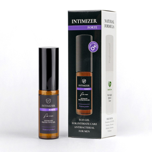 Мужской антибактериальный эко-гель для интимного ухода Intimizer Forte - 20 мл. фото 2
