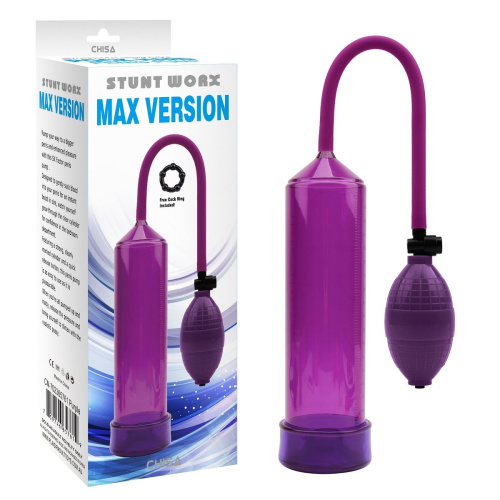 Фиолетовая ручная вакуумная помпа MAX VERSION фото 2