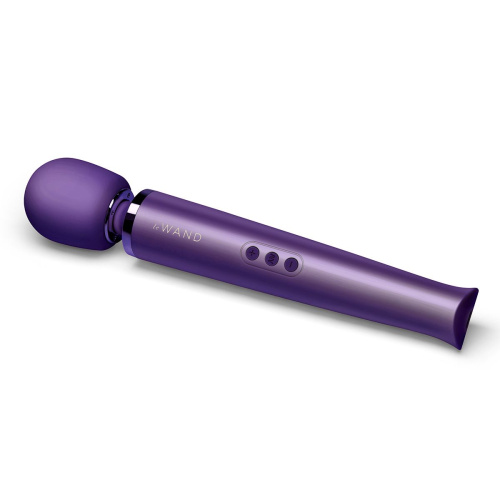 Фиолетовый вибратор Le Wand Rechargeable Vibrating Massager - 34 см. фото 3