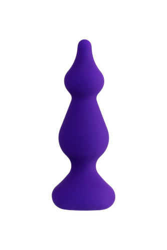 Фиолетовая анальная втулка Sholt - 10 см. фото 3