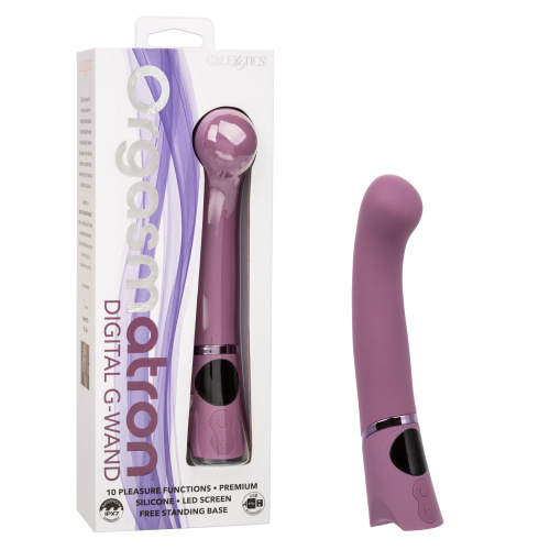Сиреневый вибромассажер Orgasmatron Digital G-Wand - 19,7 см. фото 2