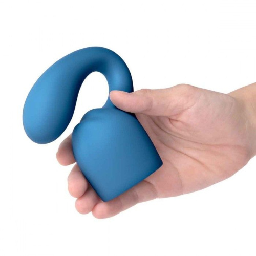 Синяя насадка Glider для вибратора Le Wand Petite фото 5