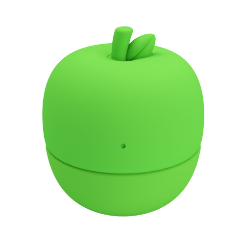 Зеленый клиторальный стимулятор в форме яблочка Apple Secret фото 4
