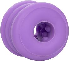 Фиолетовый мастурбатор-бампер из жидкого силикона Dirty Luv