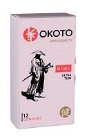 Тонкие презервативы OKOTO Ultra Thin - 12 шт.