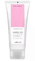 Смазка на водной основе Mixgliss Sweet с ароматом бабл-гам - 70 мл.