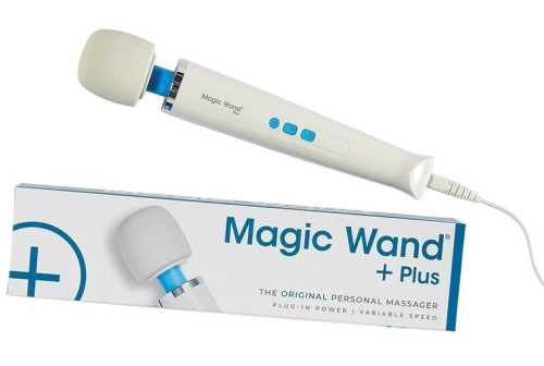 Жезловый проводной вибратор Magic Wand Plus (аналог) - 30,5 см. фото 2