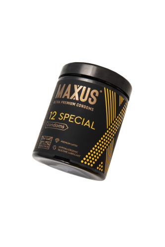 Презервативы с точками и рёбрами MAXUS Special - 12 шт. фото 5