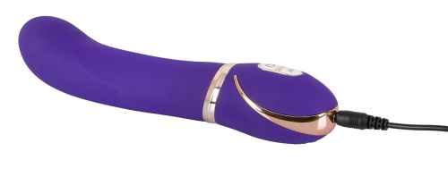 Фиолетовый вибромассажер для точки G Front Row Pink GR - 22 см. фото 3