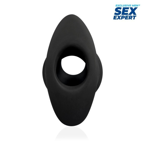 Черный рельефный анальный стимулятор-тоннель - 8 см. фото 5 Черный рельефный анальный стимулятор-тоннель - 8 см. фото 5