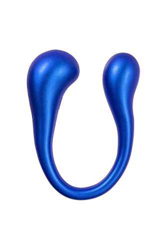 Синий многофункциональный вибратор Etern с пультом ДУ фото 5