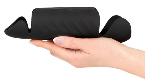 Черный вибромастурбатор с трехточечной стимуляцией Penis Trainer with 3 Point Stimulation фото 4