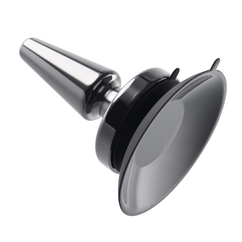 Черная анальная вибропробка Beginner Metal Plug - 11,2 см. фото 3