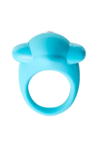 Голубое эрекционное силиконовое кольцо TOYFA A-Toys фото 2