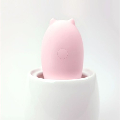 Розовое перезаряжаемое виброяйцо Mr.Devil фото 3