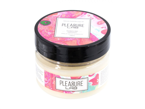 Твердое массажное масло Pleasure Lab Delicate с ароматом пиона и пачули - 100 мл. фото 2