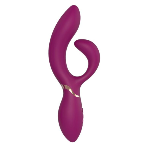 Сливовый вибратор-кролик AN Flower - 19,7 см. фото 5 Сливовый вибратор-кролик AN Flower - 19,7 см. фото 5