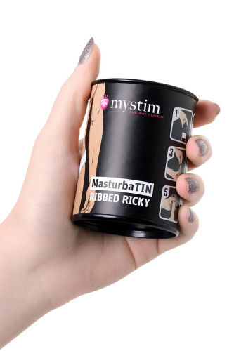 Компактный мастурбатор MasturbaTIN Ribbed Ricky фото 4