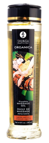 Массажное масло Organica с ароматом миндаля - 240 мл. фото 3