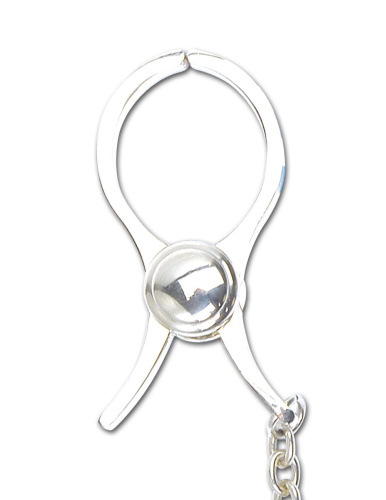 Металические зажимы на соски NIPPLE C-CLAMPS с цепью фото 2