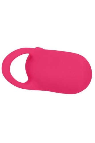 Розовый сенсорный вибромассажёр на палец Fuzu Sensa фото 3