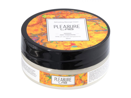 Массажный крем Pleasure Lab Refreshing с ароматом манго и мандарина - 50 мл. фото 2