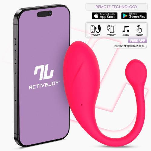 Ярко-розовое интерактивное виброяйцо Bulby фото 2