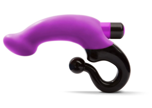 Вибромассажер с изогнутой ручкой Lola - 14,2 см. фото 4