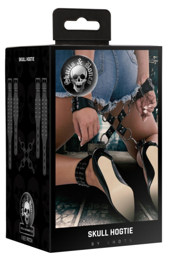 Оригинальный комплект для бондажа с черепами фото 2 Оригинальный комплект для бондажа с черепами фото 2