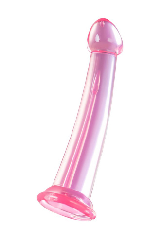 Розовый нереалистичный фаллоимитатор Jelly Dildo XL - 22 см. фото 4