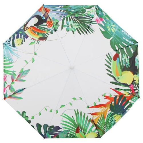 Пляжный зонт Maclay с тропическим принтом фото 3