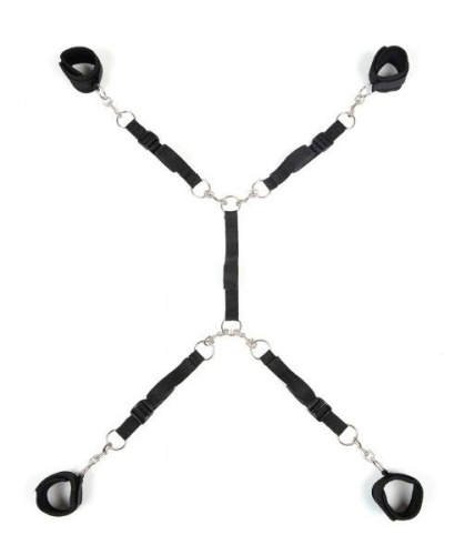 Черный набор фиксаций на кровати Classic Bed Spreader Черный набор фиксаций на кровати Classic Bed Spreader