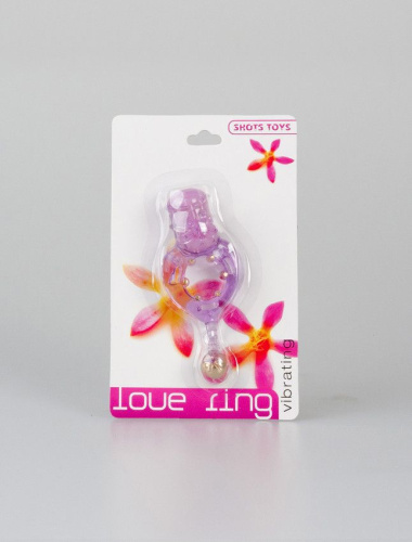 Эрекционное виброколечко Love Ring с хвостом фото 2