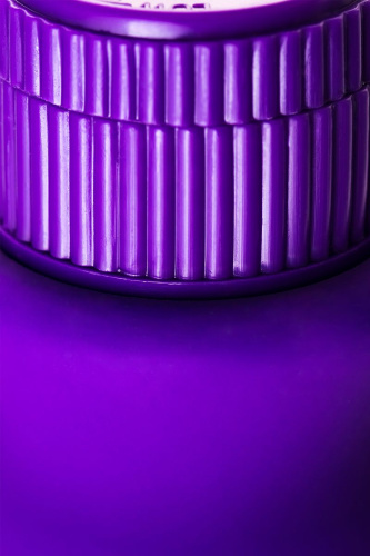 Фиолетовый фигурный вибратор - 17 см. фото 6