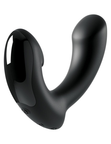 Черный вибромассажер простаты Ultimate Silicone P-Spot Massager фото 2