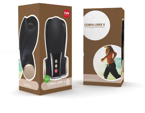 Чёрный вибромастурбатор Cobra Libre 2 фото 3