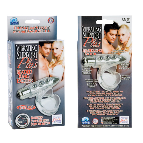 Виброкольцо Support Plus Beaded Ring Exciter фото 6 Виброкольцо Support Plus Beaded Ring Exciter фото 6