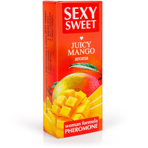 Парфюмированное средство для тела с феромонами Sexy Sweet с ароматом манго - 10 мл. фото 3