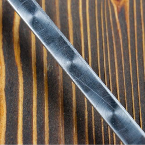 Шампур с узором и деревянной ручкой - 82 см. фото 3