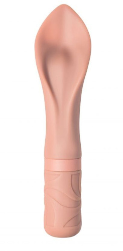 Бежевый мини-вибратор Mamasita’s Fantastic Shield - 15,2 см. Бежевый мини-вибратор Mamasita’s Fantastic Shield - 15,2 см.