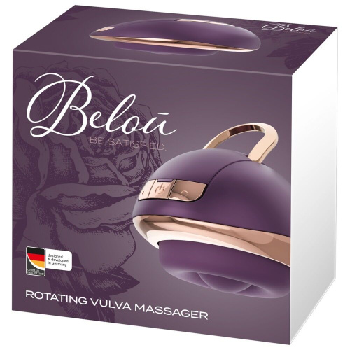 Фиолетовый вращающийся массажёр для вульвы Rotating Vulva Massager фото 2
