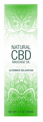 Массажное масло Natural CBD Massage Oil - 50 мл. фото 2
