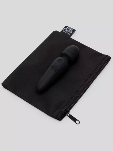 Черный мини-wand Sensation Rechargeable Mini Wand Vibrator - 10,1 см. фото 3